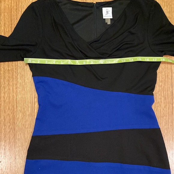 Julia Jordon Black and Blue Dress Size 8 - Picture 12 of 14